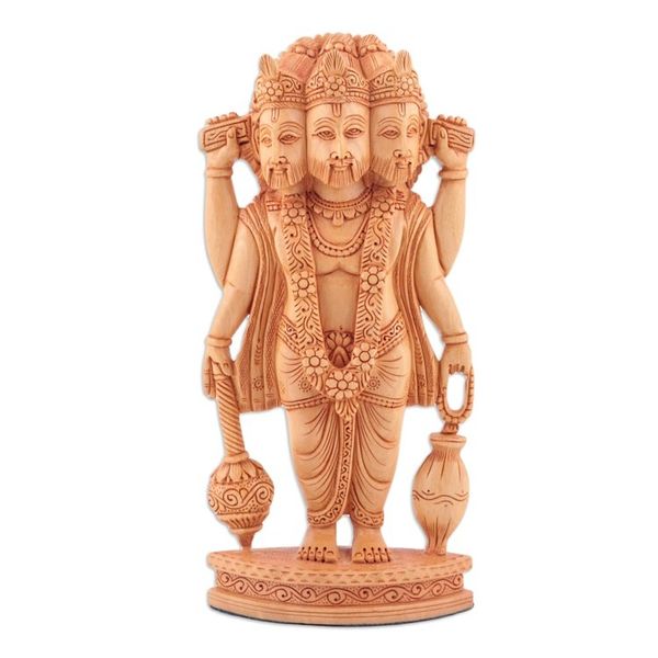 Alternate image for Artisan Crafted Kadam Wood Sculpture from India Supreme Brahma