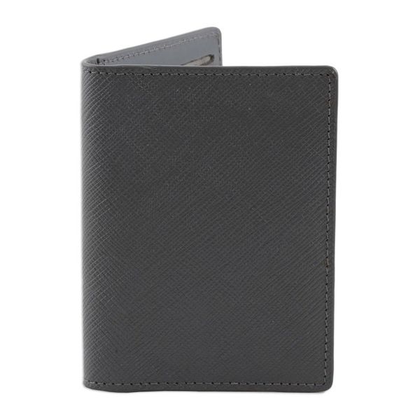 Alternate image for Mens Textured Grey Leather Wallet Classy Companion