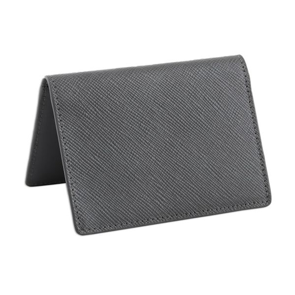 Alternate image for Mens Textured Grey Leather Wallet Classy Companion