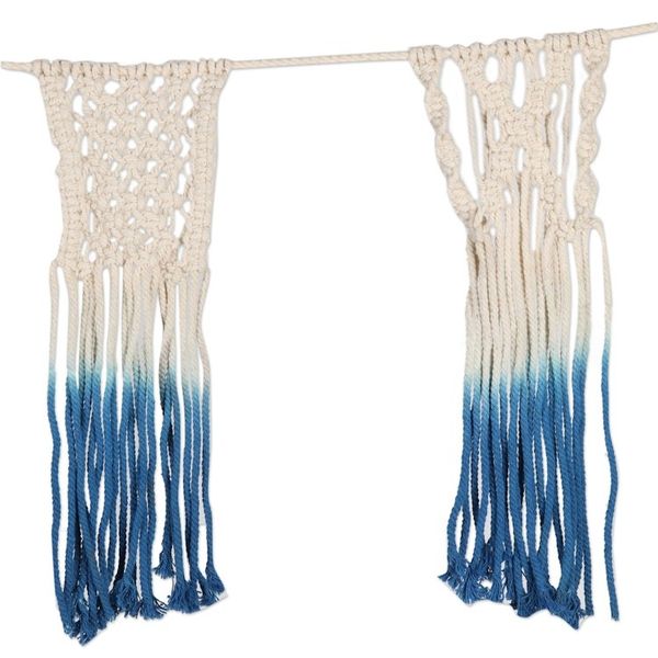 Alternate image for Hand-Knotted Cotton Macrame Bunting Starry Twist