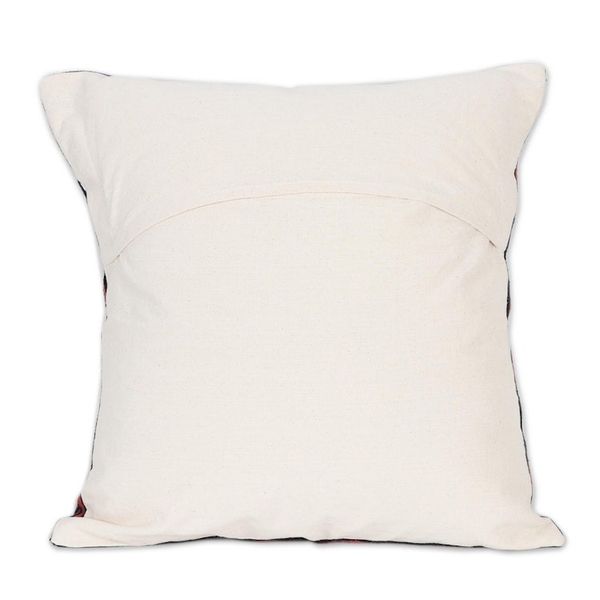 Alternate image for Chain Stitched Cotton Cushion Covers from India Pair Desert Wind