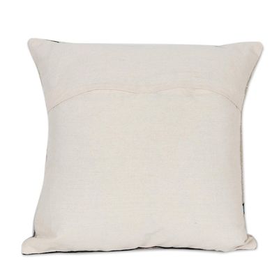 Alternate image for Embroidered Deer Motif Cotton Cushion Covers Pair Forest Deer