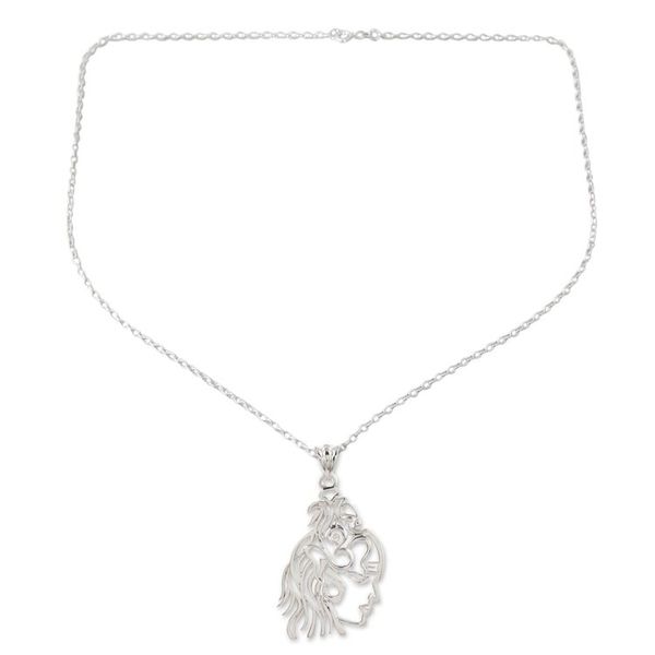 Alternate image for Artisan Made Sterling Silver Shiva Pendant Necklace The Destroyer