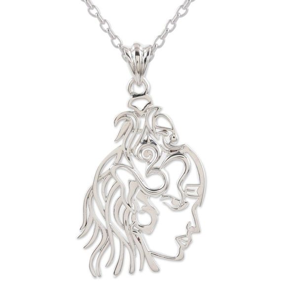 Alternate image for Artisan Made Sterling Silver Shiva Pendant Necklace The Destroyer