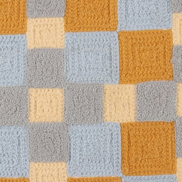 Alternate image for Square Embroidered Cotton Cushion Covers from India Pair Square Illusion