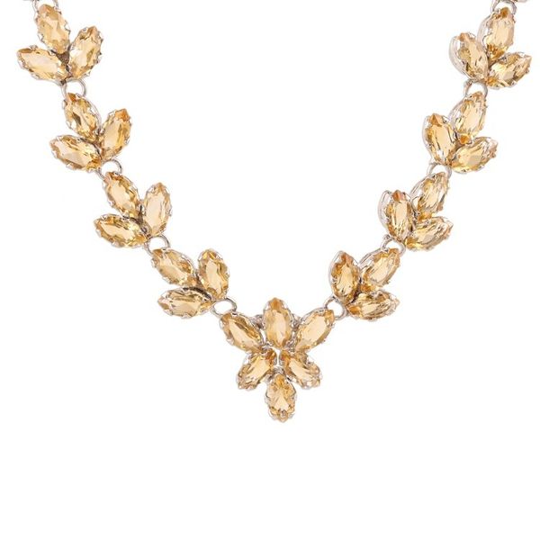 Alternate image for Thirty Carat Citrine Gemstone Necklace Gujarat Princess