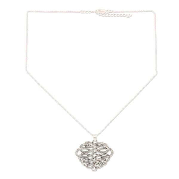 Alternate image for Artisan Crafted Sterling Silver Snake Pendant Necklace Mortal Coil