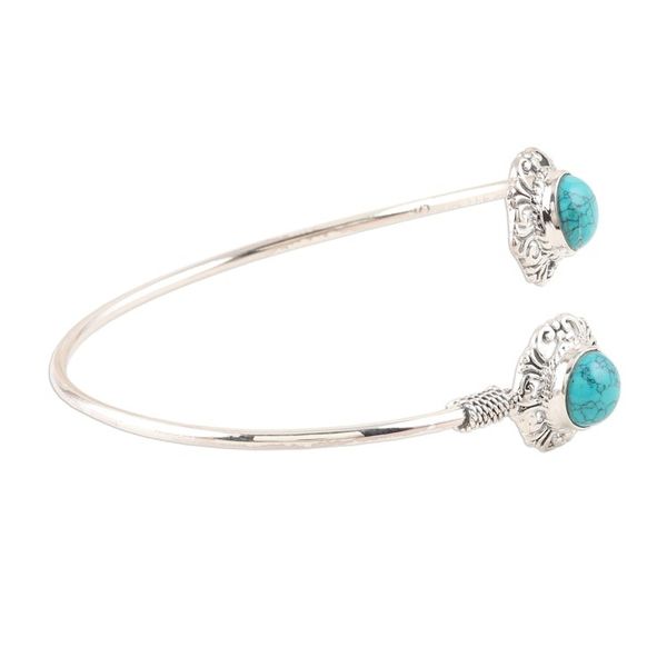 Alternate image for Sterling Silver Cuff Bracelet from India Agra Alignment