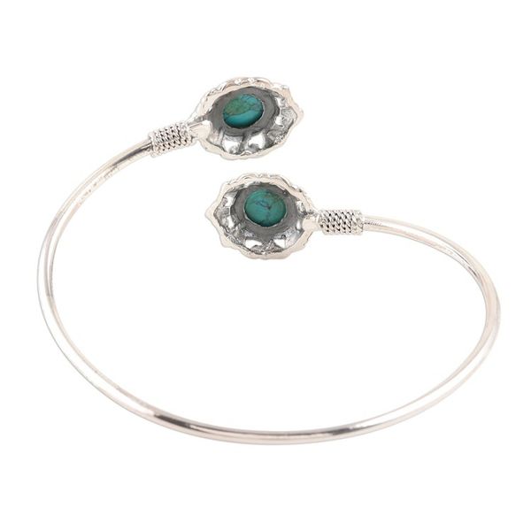 Alternate image for Sterling Silver Cuff Bracelet from India Agra Alignment