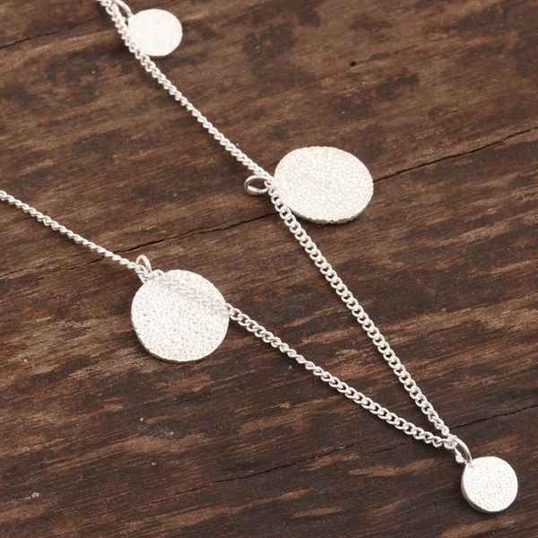 Alternate image for Artisan Crafted Sterling Silver Pendant Necklace Brightest Night