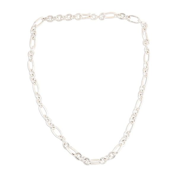 Alternate image for Contemporary Sterling Silver Link Necklace Contemporary Muse