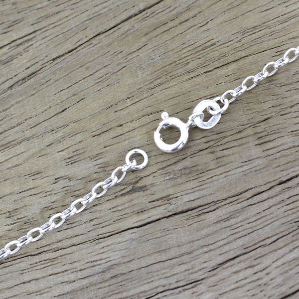 Alternate image for Amethyst and Sterling Silver Pendant Necklace from India Morning Lilac
