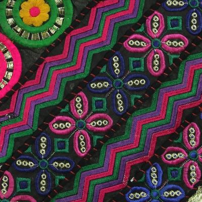 Main image for Recycled Patchwork Floral Wall Hanging from India Floral Concierto