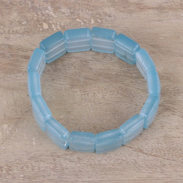 Alternate image for Handmade Aventurine Blue Cosmic Allure Beaded Bracelet Cosmic Allure