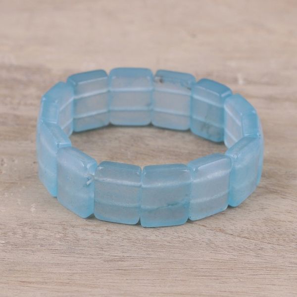 Alternate image for Handmade Aventurine Blue Cosmic Allure Beaded Bracelet Cosmic Allure