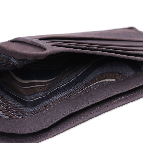 Alternate image for Mens Brown Leather Bi-Fold Wallet with Removable ID Holder Modern Essentials in Brown