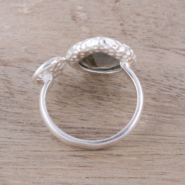 Alternate image for 3.5-Carat Labradorite Wrap Ring from India Aurora Desire