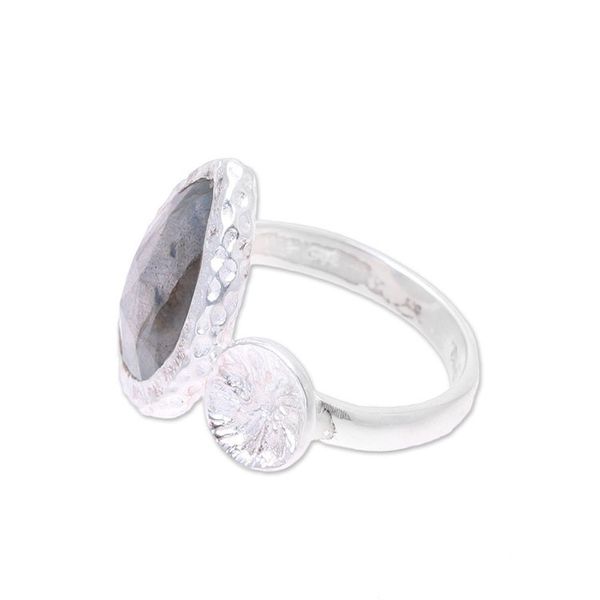 Alternate image for 3.5-Carat Labradorite Wrap Ring from India Aurora Desire