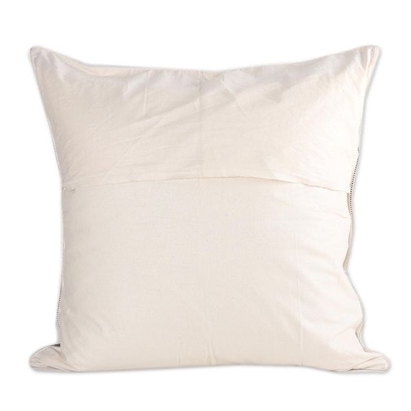 Alternate image for Cotton Cushion Covers with Black Geometric Patterns Pair Geometric Stripes