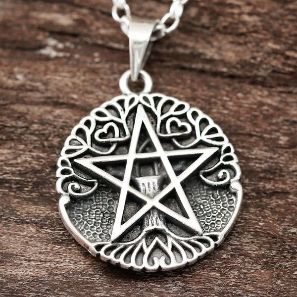 Alternate image for Sterling Silver Star Pendant Necklace Crafted in India Star Fascination