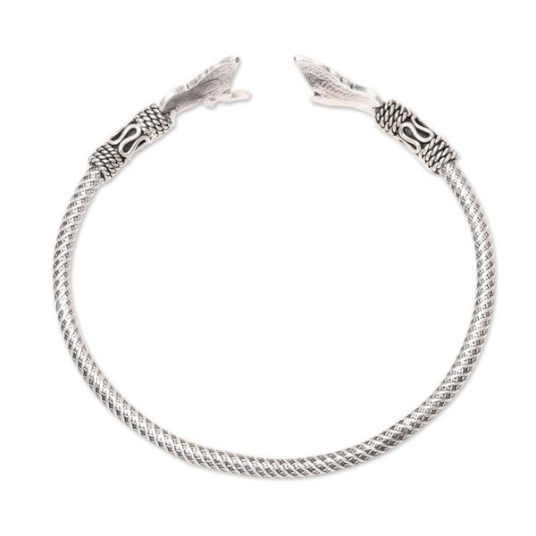 Alternate image for Sterling Silver Butterfly Cuff Bracelet from India Butterfly Fantasy