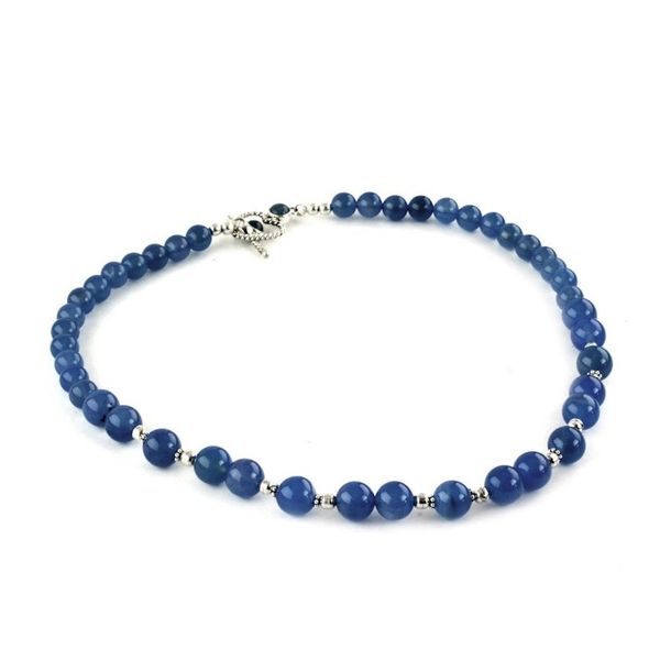 Alternate image for Blue Chalcedony Necklace Heavenly Sky