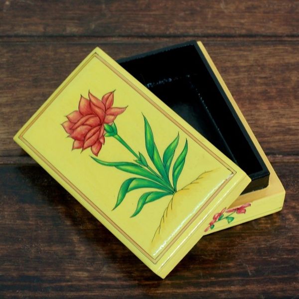 Alternate image for Papier Mache Box Indian Wildflower