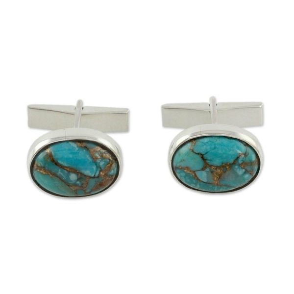 Alternate image for Mens Jewelry Sterling Silver Cufflinks Elegant Enigma