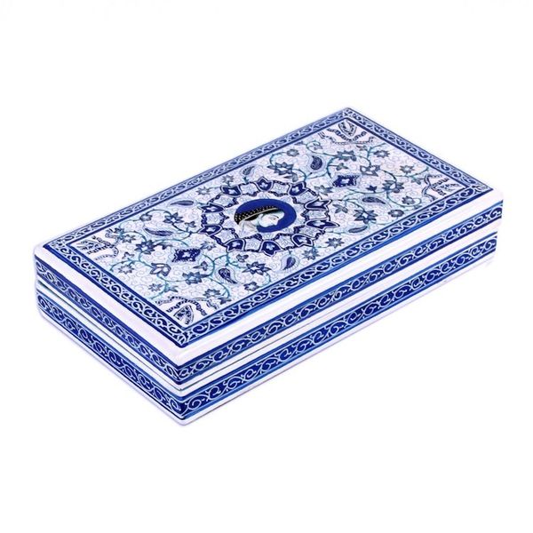 Alternate image for Velvet-Lined Papier Mache Wood Box with Mughal Queen Motif Queens Grandeur