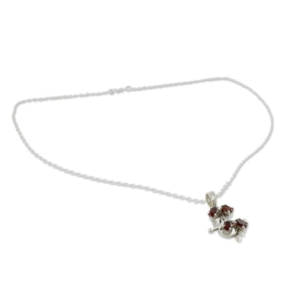 Alternate image for India Jewelry Garnet Pendant Necklace Sonnet