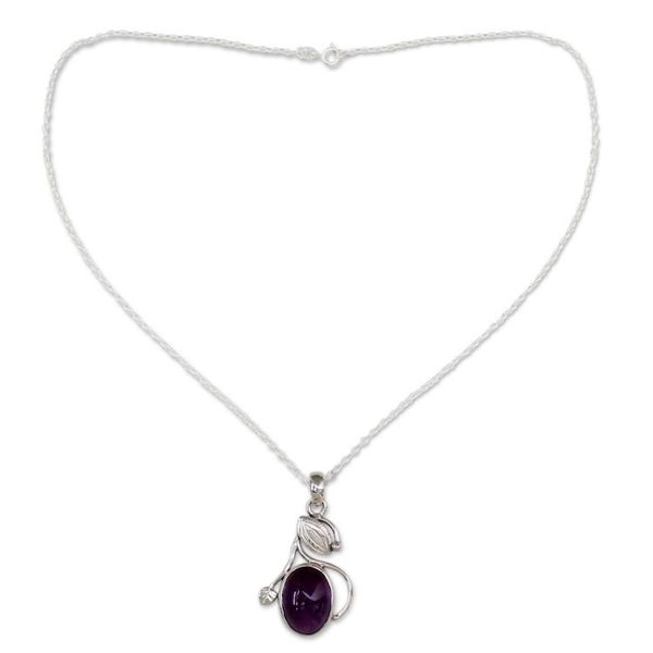 Alternate image for Amethyst Necklace Impassioned Plum