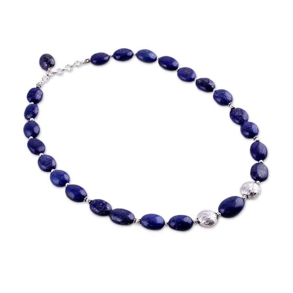 Alternate image for Lapis Lazuli Strand Necklace Forever Indigo