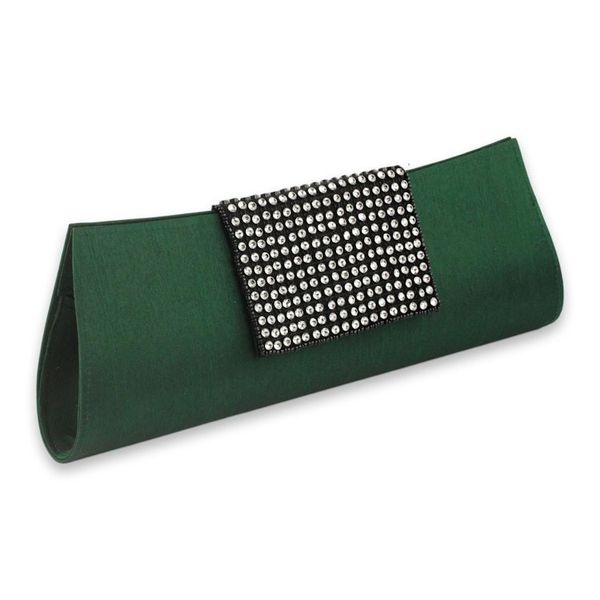 Alternate image for Beaded clutch evening bag Emerald Allure