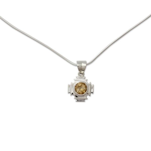 Alternate image for Citrine pendant necklace Lighthouse
