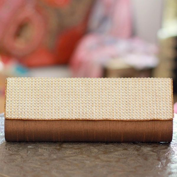 Alternate image for Beaded clutch handbag Desert Princess