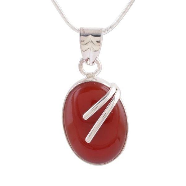 Alternate image for Sterling silver pendant necklace Admiration