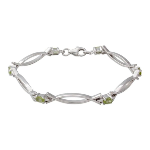 Alternate image for Peridot bracelet Modern Grace