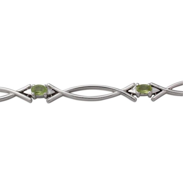 Alternate image for Peridot bracelet Modern Grace