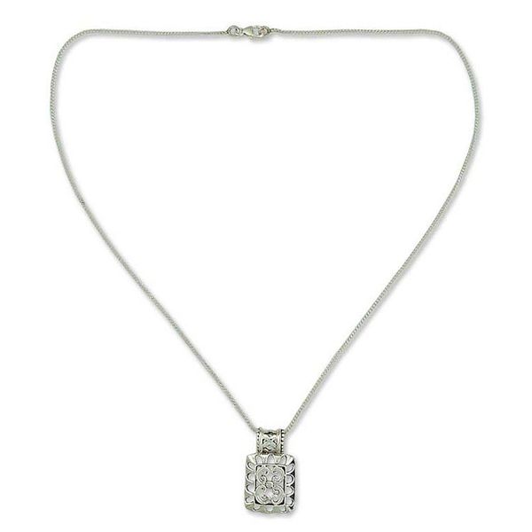 Alternate image for Sterling silver pendant necklace Legends