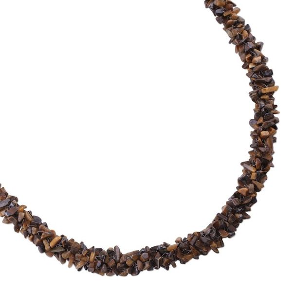 Alternate image for Tigers eye beaded necklace Honeysuckle