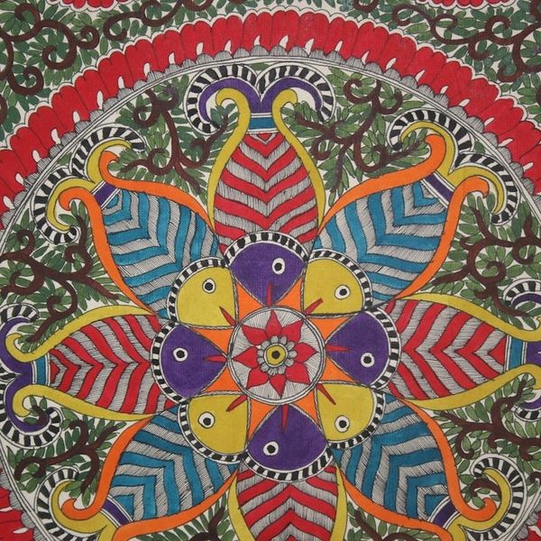 Alternate image for Madhubani painting Harmony II