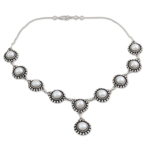 Alternate image for Pearl Y necklace Purity