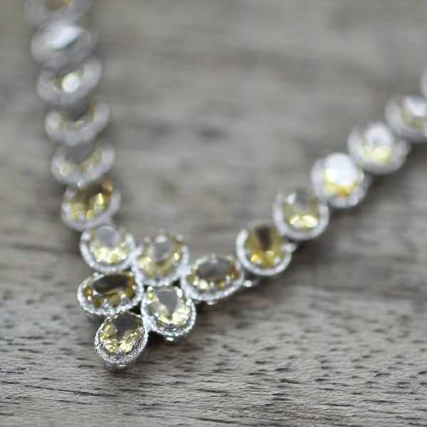 Alternate image for Citrine Y necklace India Delight