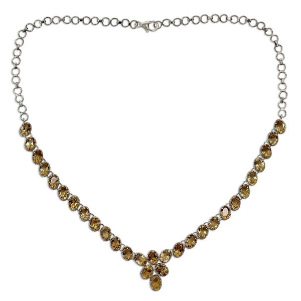 Alternate image for Citrine Y necklace India Delight