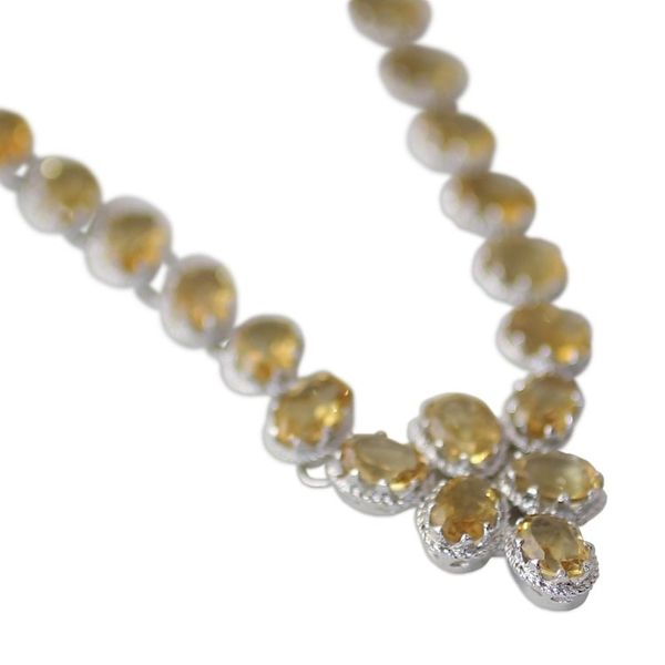Alternate image for Citrine Y necklace India Delight