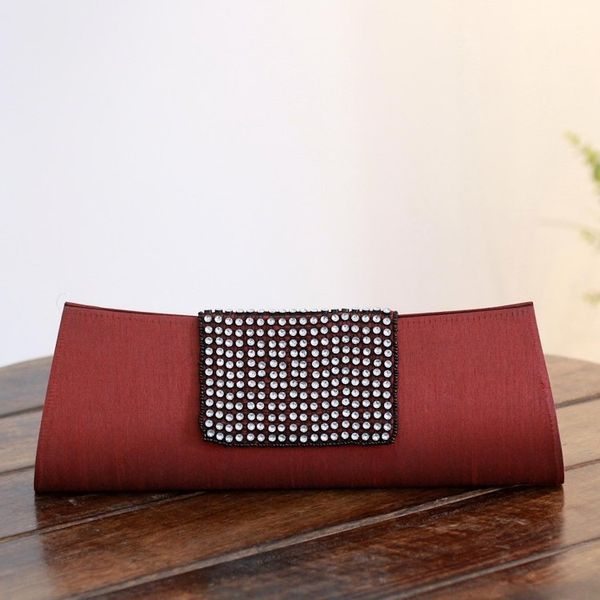Alternate image for Beaded Red Clutch Evening Bag Ruby Allure