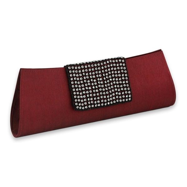 Alternate image for Beaded Red Clutch Evening Bag Ruby Allure