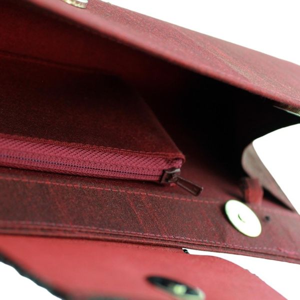 Alternate image for Beaded Red Clutch Evening Bag Ruby Allure