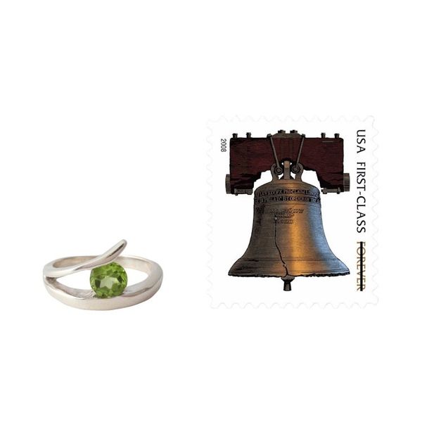 Alternate image for Artisan Crafted Solitaire Peridot Ring from India Dazzling Love