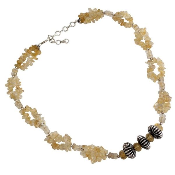 Alternate image for Citrine beaded necklace Sunlight Celebration